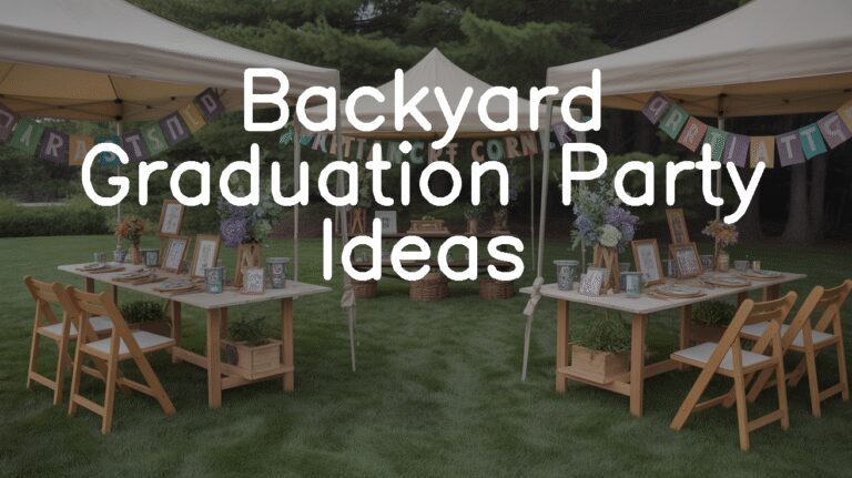 25 Creative Backyard Graduation Party Ideas for a Memorable Celebration